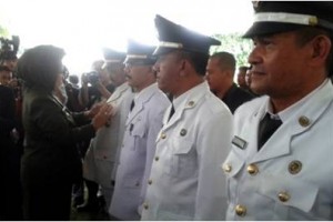 Prosesi Mutasi di Halaman Gedung Linggarjati Kuningan